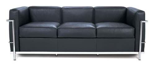 تصویر  Le Corbusier LC2 sofa, 3-seater (1929)